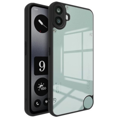 Nothing CMF Phone 1 "Imak" cieta silikona (TPU) dzidrs (apmāles melnā) apvalks | vacins.lv