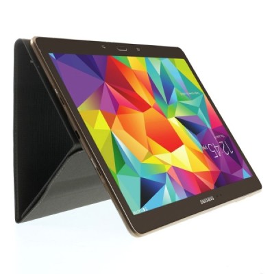 Samsung Galaxy Tab S 10.5 (T805, T800) atverčiamas rudas odinis dėklas / Priedai.lt