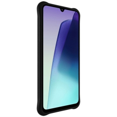 Xiaomi Redmi 14C, 14R, A4, Poco C75 4G, Poco M7 5G "Imak" pastiprinātas aizsardzības cieta silikona matēta (TPU) melns vāciņš |