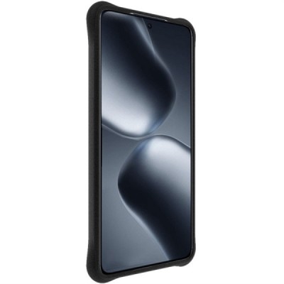 Xiaomi 14T "Imak" pastiprinātas aizsardzības cieta silikona matēta (TPU) melns vāciņš | Vacins.lv