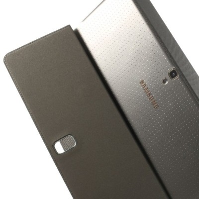 Samsung Galaxy Tab S 10.5 (T805, T800) atverčiamas rudas odinis dėklas / Priedai.lt