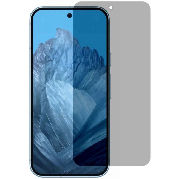 "Calans" Tempered Glass melns ekrāna aizsargstikls - privāta (Pixel 9 / 9 Pro)