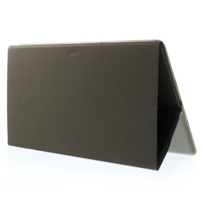 Samsung Galaxy Tab S 10.5 (T805, T800) atverčiamas rudas odinis dėklas / Priedai.lt