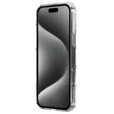 Apple iPhone 16 Pro Max "Nillkin" Nature TPU Pro Magnetic MagSafe dzidrs, caurspīdīgs cieta silikona apvalks | vacins.lv