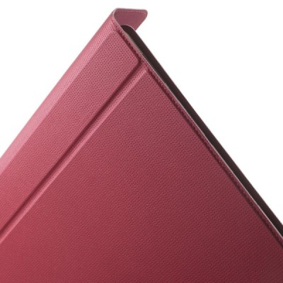 Samsung Galaxy Tab S 10.5 (T805, T800) atverčiamas raudonas odinis dėklas / Priedai.lt