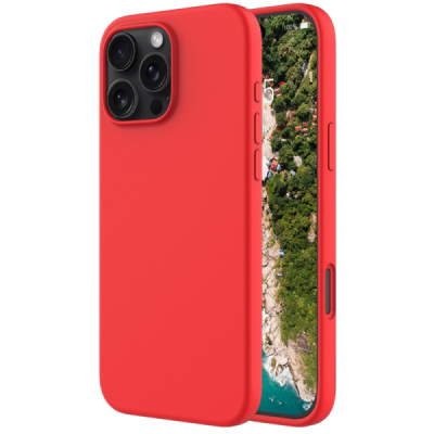 Apple iPhone 16 Pro Max "Shell" cieta silikona (TPU) apvalks - sarkans | vacins.lv