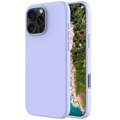 Apple iPhone 16 Pro Max Shell kieto silikono (TPU) dėklas violetinis - nugarėlė | Priedai.lt