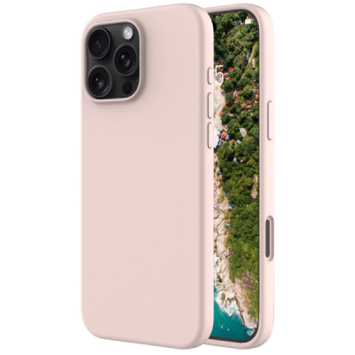 Apple iPhone 16 Pro Max "Shell" cieta silikona (TPU) rozā apvalks | vacins.lv