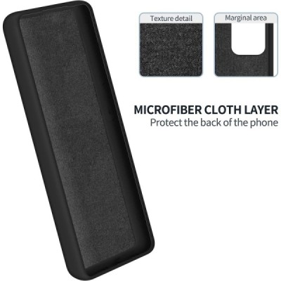 Samsung Galaxy S24 FE Shell kieto silikono (TPU) dėklas juodas - nugarėlė | Priedai.lt