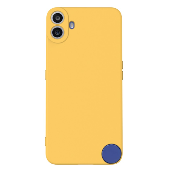 "Shell" cieta silikona (TPU) apvalks - dzeltens (CMF Phone 1)