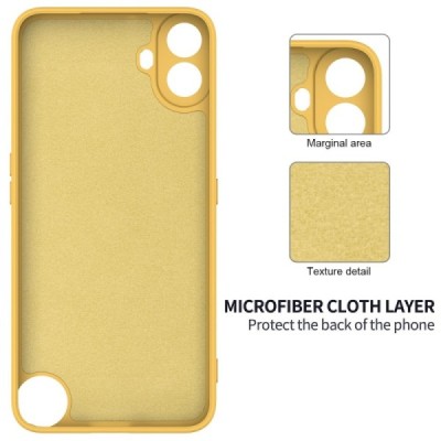 Nothing CMF Phone 1 "Shell" cieta silikona (TPU) apvalks - dzeltens | vacins.lv