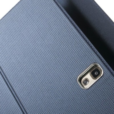 Samsung Galaxy Tab S 10.5 (T805, T800) atverčiamas mėlynas odinis dėklas / Priedai.lt