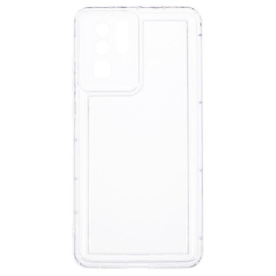 Huawei P30 Pro sustiprintos apsaugos kieto silikono TPU skaidrus dėklas - nugarėlė | Priedai.lt