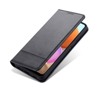 Samsung Galaxy A32 4G "AZNS" Retro melns atvērams maciņš, maks | Vacins.lv