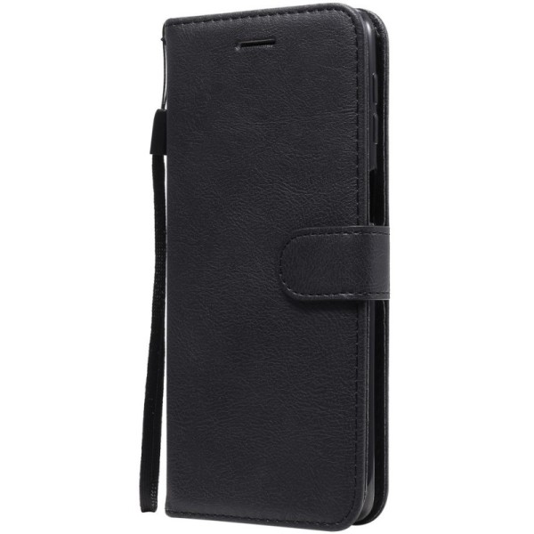 "KT" Retro atvēramais maciņš - melns (Galaxy M31s)