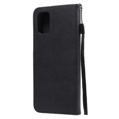 Samsung Galaxy M31s "KT" Retro atvēramais melns maciņš - maks | Vacins.lv