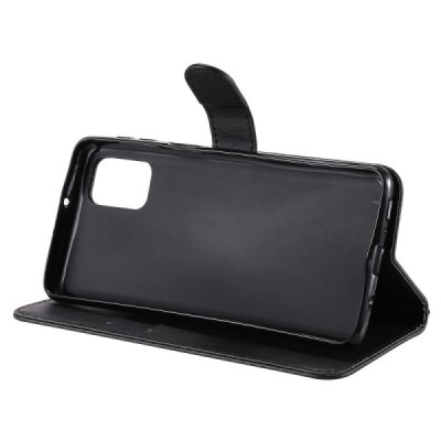 Samsung Galaxy M31s "KT" Retro atvēramais melns maciņš - maks | Vacins.lv