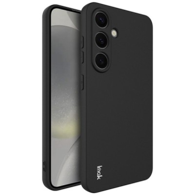 Samsung Galaxy S25 „IMAK“ kieto silikono TPU juodas dėklas - nugarėlė | Priedai.lt