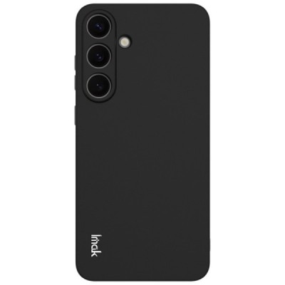 Samsung Galaxy S25+ "IMAK" cieta silikona (TPU) melns apvalks | vacins.lv