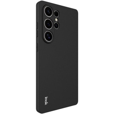 Samsung Galaxy S25 Ultra "IMAK" cieta silikona (TPU) melns apvalks | vacins.lv