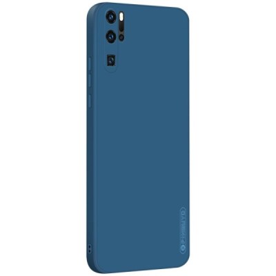 Huawei P30 Pro "Pinwuyo" cieta silikona (TPU) apvalks - zils | vacins.lv