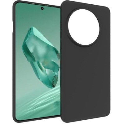 OnePlus 13 cieta silikona (TPU) melns apvalks | Vacins.lv