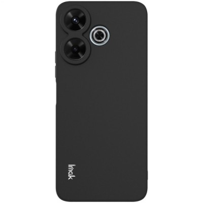 Xiaomi Redmi 13, Poco M6 4G, Redmi Note 13R 5G "IMAK" UC-4 cieta silikona (TPU) melns apvalks | vacins.lv