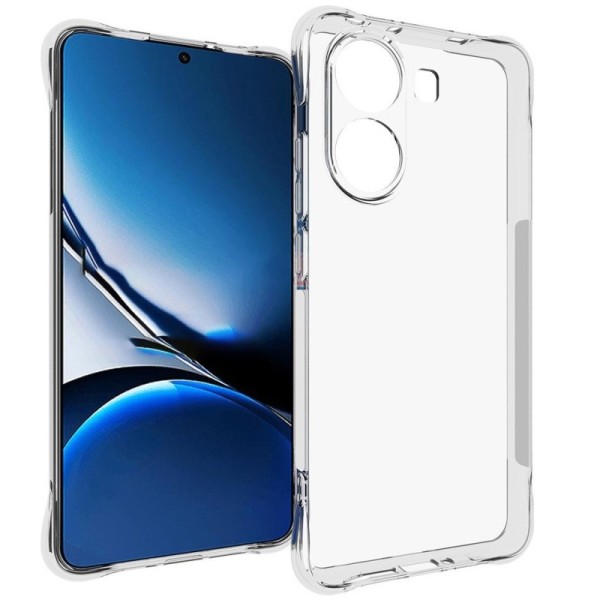 Pastiprinātas aizsardzības cieta silikona (TPU) vāciņš - dzidrs (Poco X7 Pro 5G / Redmi Turbo 4 5G)