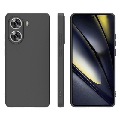 Xiaomi Poco X7 Pro 5G cieta silikona (TPU) melns apvalks | Vacins.lv