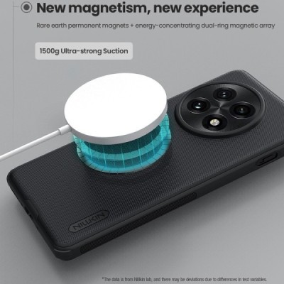 OnePlus 13 "Nillkin" Frosted Shield Pro Magnetic melns apvalks | vacins.lv