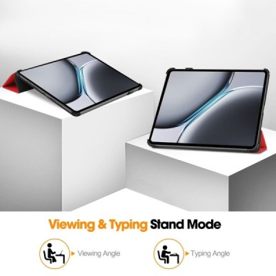 OnePlus Pad 2 (OnePlus Pad Pro) atvēramais sarkans maciņš | Vacins.lv