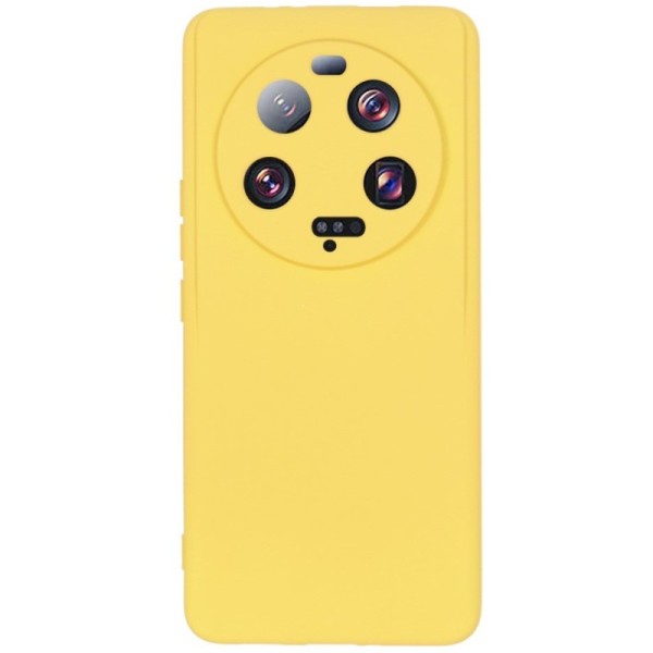 "Shell" cieta silikona (TPU) apvalks - dzeltens (Xiaomi 13 Ultra)