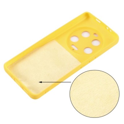 Xiaomi 13 Ultra "Shell" cieta silikona (TPU) apvalks - dzeltens | vacins.lv