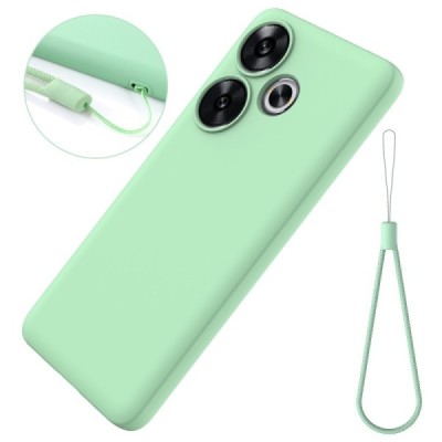 Poco F6 5G "Shell" cieta silikona (TPU) apvalks - zaļš | vacins.lv