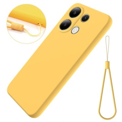 Xiaomi Redmi Note 13 Pro 4G ( Poco M6 Pro) "Shell" cieta silikona (TPU) apvalks - dzeltens | vacins.lv