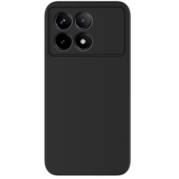 "Shell" cieta silikona (TPU) apvalks - melns (Poco X6 Pro 5G / Redmi K70E)