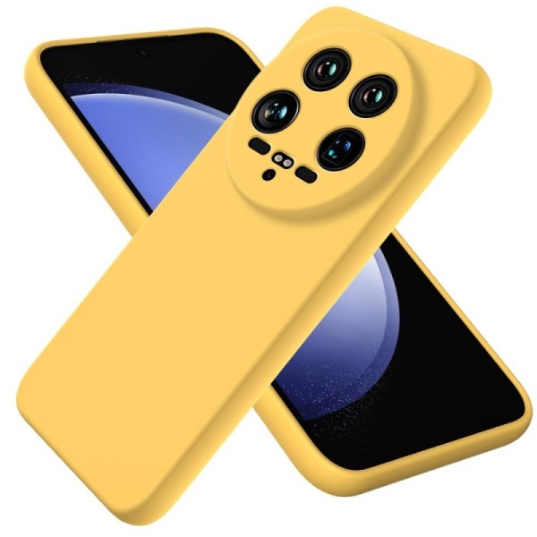 "Shell" cieta silikona (TPU) apvalks - dzeltens (Xiaomi 14 Ultra)