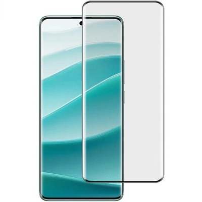 Xiaomi Redmi Note 14 Pro 5G (Note 14 Pro+ 5G, Poco X7 5G) „Imak“ 3D Tempered Glass sustiprintos apsaugos juodas pilnai dengianti