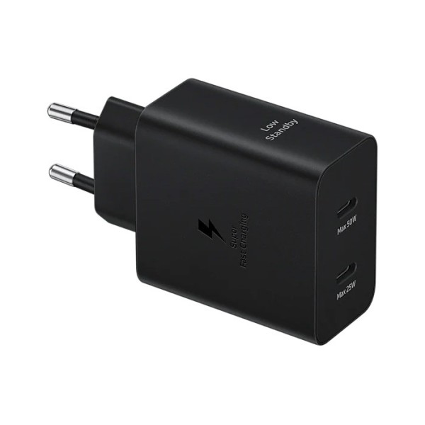 "Samsung" Power Adapter Duo tīkla lādētājs (50W) - melns