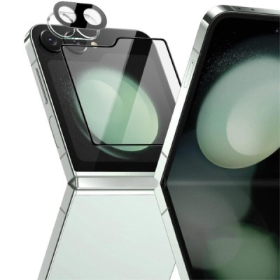 Samsung Galaxy Flip6 5G "IMAK" Tempered Glass apsauginiai skaidrūs kameros ir ekrano stikliukai | Priedai.lt