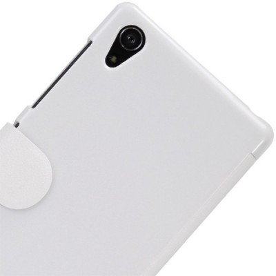 Sony Xperia Z2 „Nillkin“ Fresh atvēramais balts futrālis / Vacins.lv