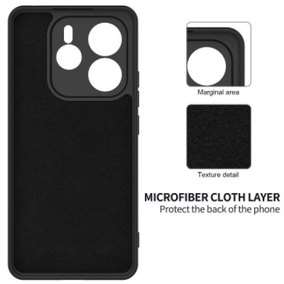 Xiaomi Redmi Note 14 5G "Shell" cieta silikona (TPU) apvalks - melns | vacins.lv