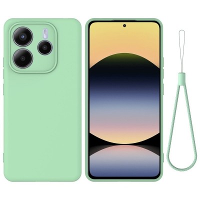 Xiaomi Redmi Note 14 5G "Shell" cieta silikona (TPU) apvalks - zaļš | vacins.lv