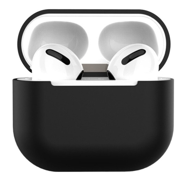 Silikona maciņš austiņām - melns (AirPods 3)