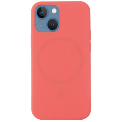 Apple iPhone 14 Plus "Shell" MagSafe cieta silikona (TPU) rozā apvalks | vacins.lv