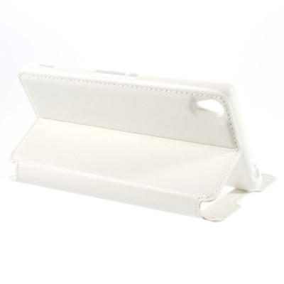 Roar Noble atverčiamas Sony Xperia Z3 baltas odinis dėklas / Priedai.lt