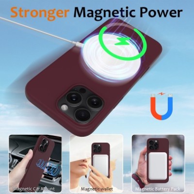 Apple iPhone 16 Pro Max "Shell" MagSafe cieta silikona (TPU) bordo apvalks | vacins.lv