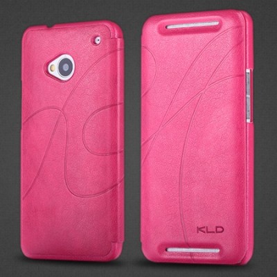 „Kalaideng“ Oscar atverčiamas HTC One M7 rožinis dėklas (Dėkliukas) / Priedai.lt