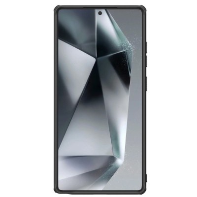 Nillkin Frosted Shield Samsung Galaxy S25 Ultra melns plastmasas apvalks futrālis | Vacins.lv