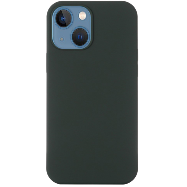 "Shell" MagSafe cieta silikona (TPU) apvalks - tumši zaļa (iPhone 15 Plus)